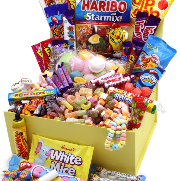 Boxes of store sweets